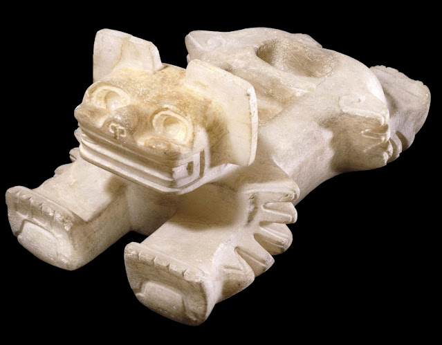 Ритуальный сосуд для сердец. Теотиуакан, 400-600 гг. н.э. Коллекция The British Museum.