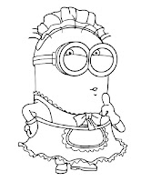 The minions coloring pages
