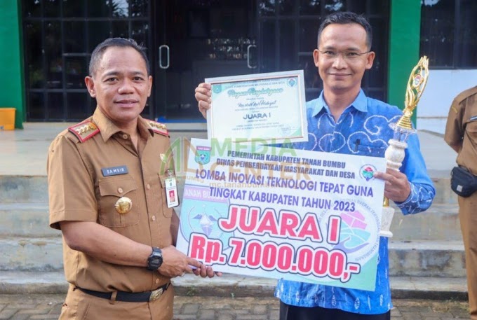 Pemenang Lomba Inovasi Tepat Guna Tingkat Tanbu, Dapat Reward dari Pemda 