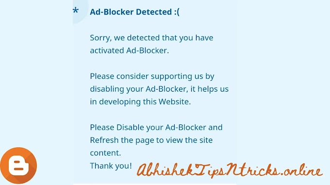 How Add Anti adBlock Killer Widgets in Blogger 2021