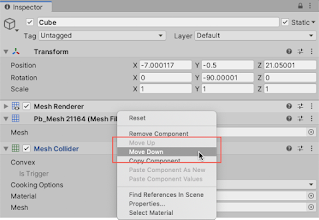 What is the function of inspector in Unity 3D?