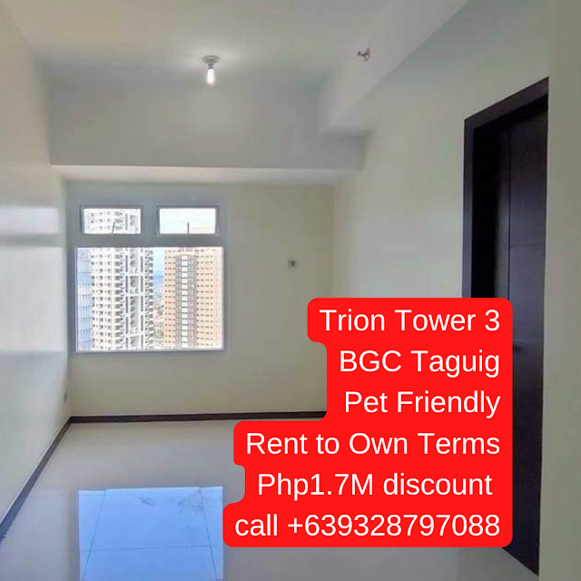 Trion Tower 3 at BGC Taguig City