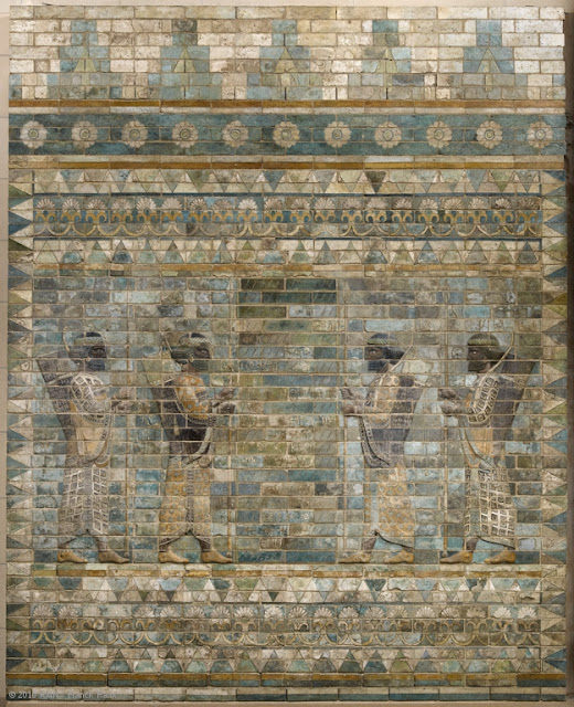 Desconocido - Friso de los arqueros de Susa - c. 510 a.C.  (Louvre, París)