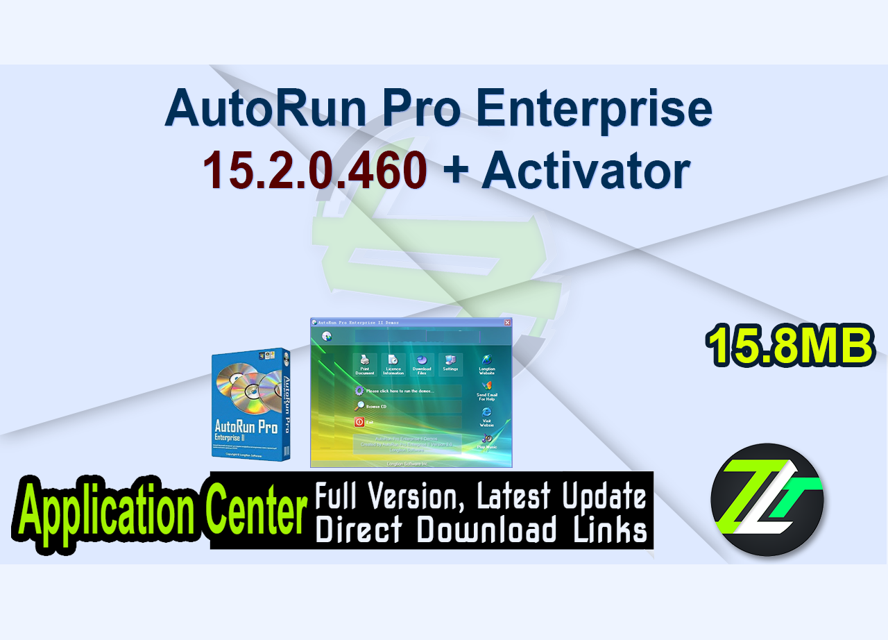 AutoRun Pro Enterprise 15.2.0.460 + Activator