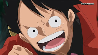 ワンピースアニメ WCI編 847話 ルフィ かっこいい Monkey D. Luffy  | ONE PIECE ホールケーキアイランド編