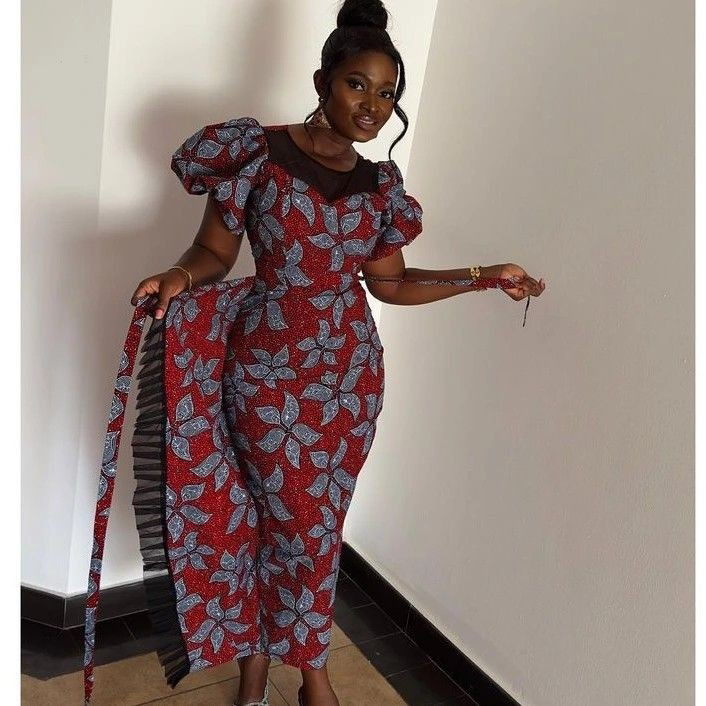 Stay Charming And Lovely With Ankara Wrap Dress Styles - ToskyFashion
