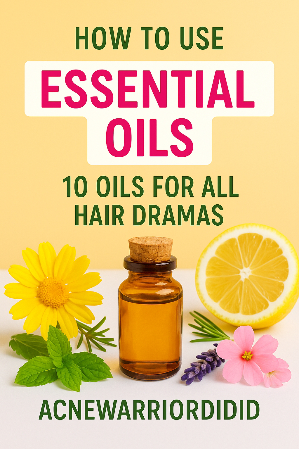 How to use essential oils for hair