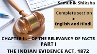 { Section - 20 } { THE INDIAN EVIDENCE ACT, 1872 } { Chapter - 2 } { Part - 1 }, _  { धारा - 20 } { भारतीय साक्ष्य अधिनियम, 1872 } {अध्याय - 2 } { भाग - 1 }