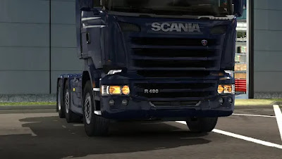 ets 2 mods Orange DRL Scania StreamLine ets 1.43