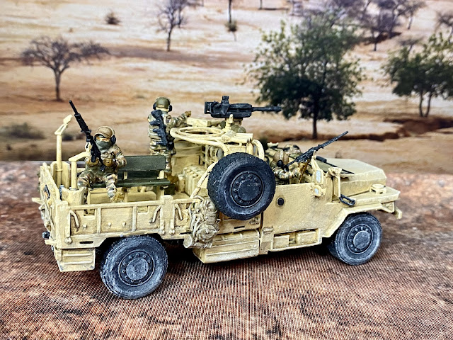 28mm Modern African Miniatures for Wargaming the Sahel: French Special Forces (1er RPIMa) VLRA Truck from JJG Print 3D