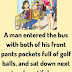 A man entered the bus