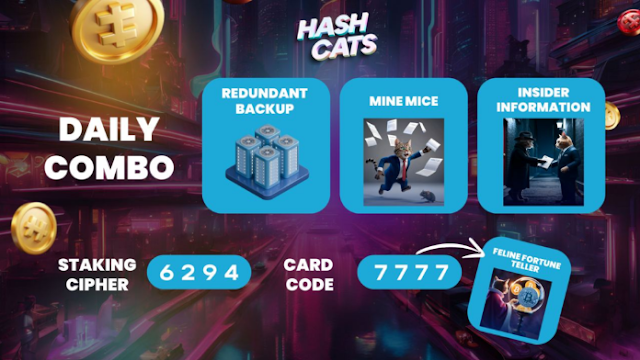 HashCats Daily Combo & Cipher Staking Today 27 September 2024