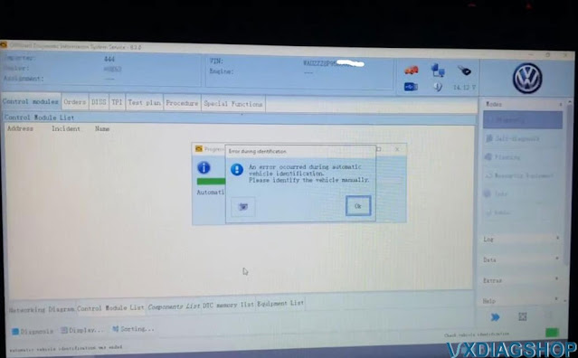 VXDIAG 8.2.0 Software No European VAG 2