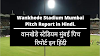 वानखेडे स्टेडियम मुंबई पिच रिपोर्ट इन हिंदी | Wankhede Stadium Mumbai Pitch Report in Hindi.