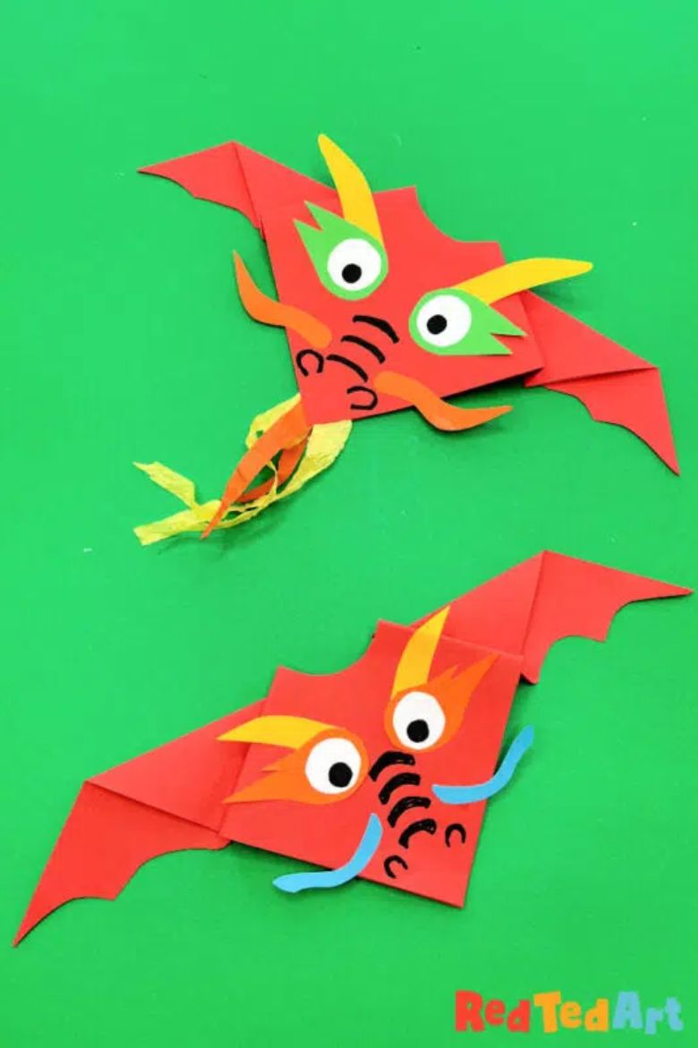 Chinese New Year origami craft for kids