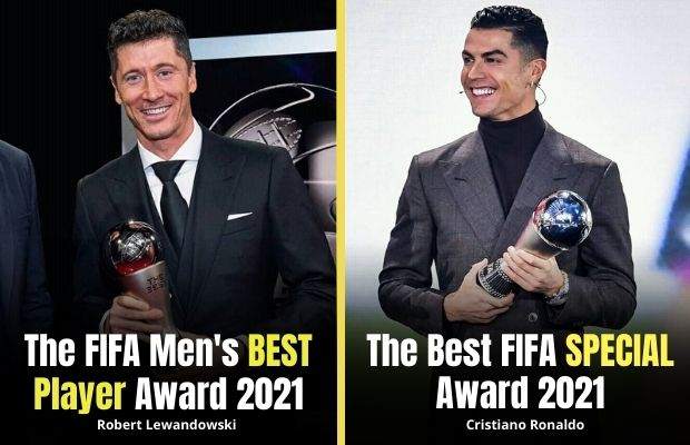 Lewandowski and Ronaldo Won The Best FIFA Special Award