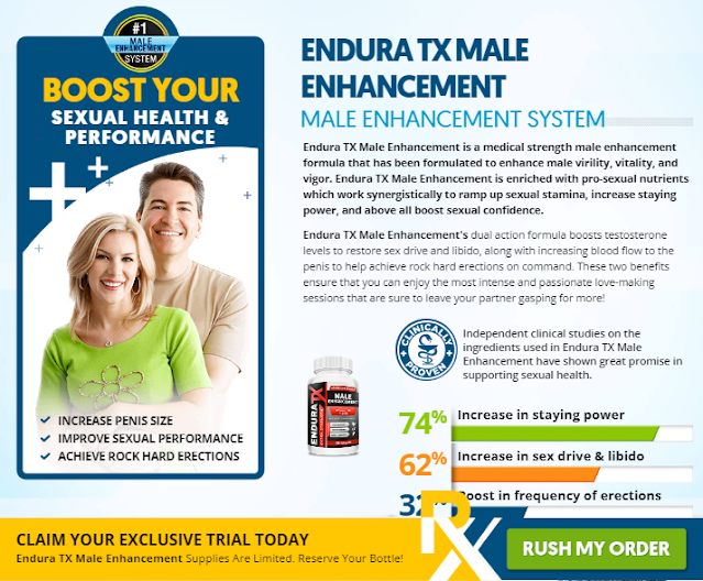 Endura TX Male Enhancement Reviews- Boost Your Sexual Performance