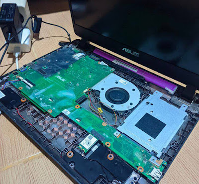 laptop asus mati ketika dibongkar