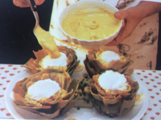 Artichokes With poached Eggs