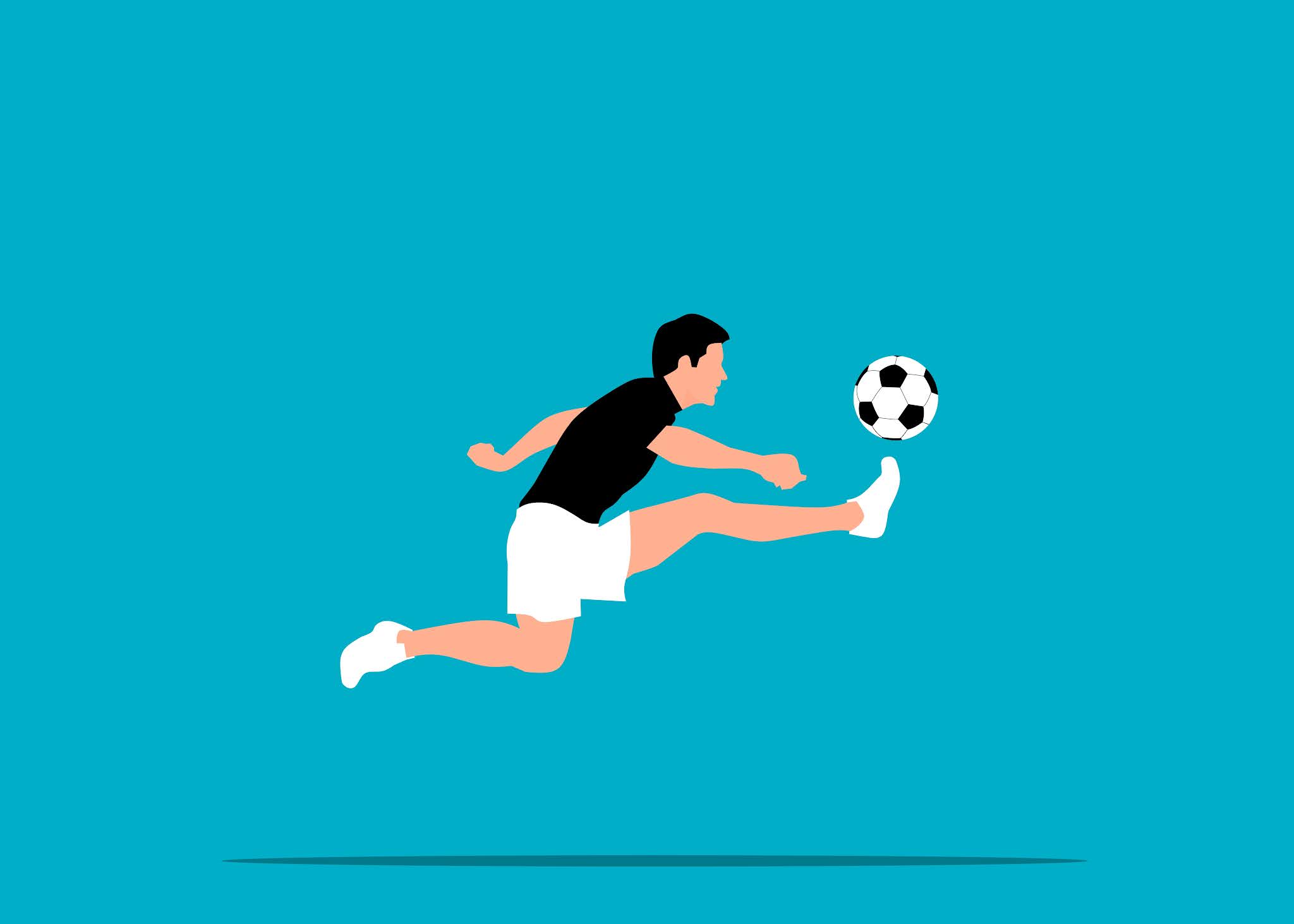 Football player graphic design