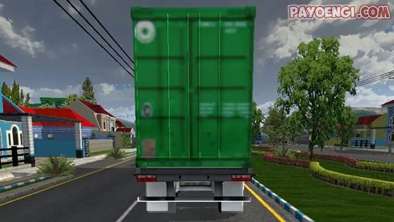 mod bussid hino 500 dual face trailer container