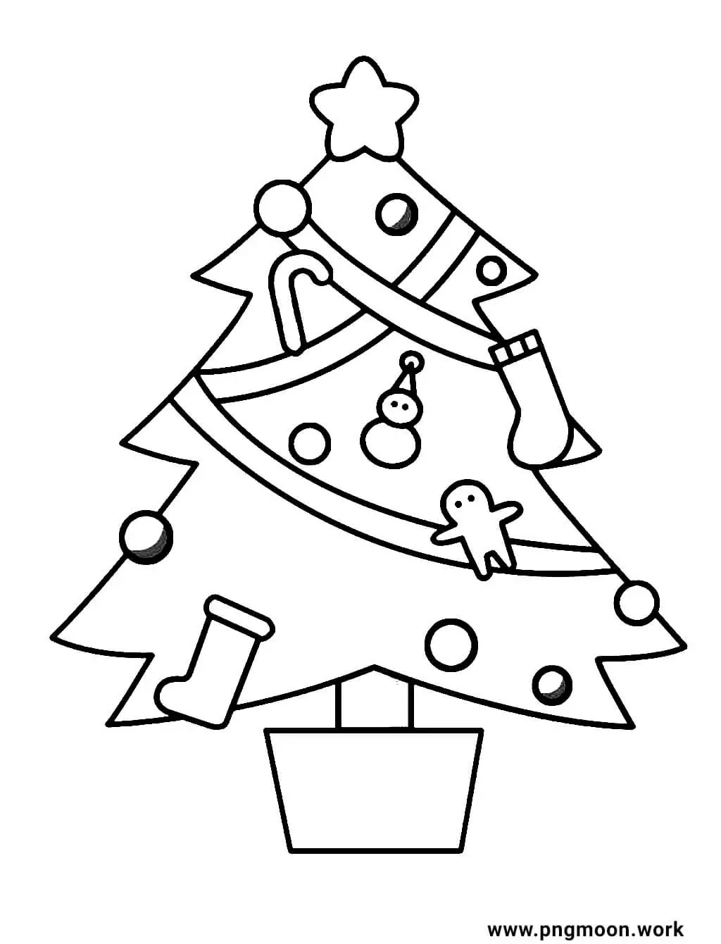 Christmas Tree outline