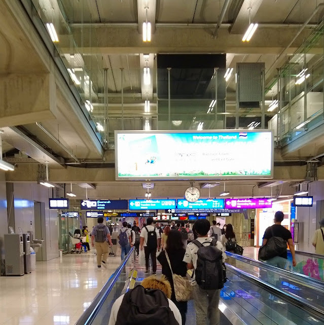 スワンナプーム空港到着の写真