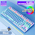 ZIYOULANG K2 RGB mechanical gaming keyboard - Suitable for Windows/Mac - blue switch