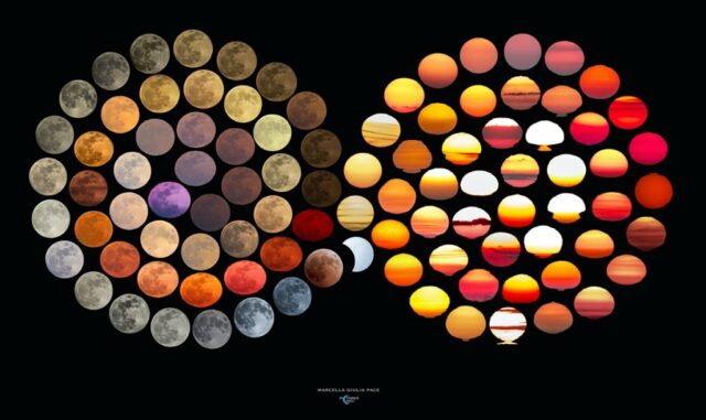Photographer Spends 10 Years Capturing 48 Stunning Colors of the Moon