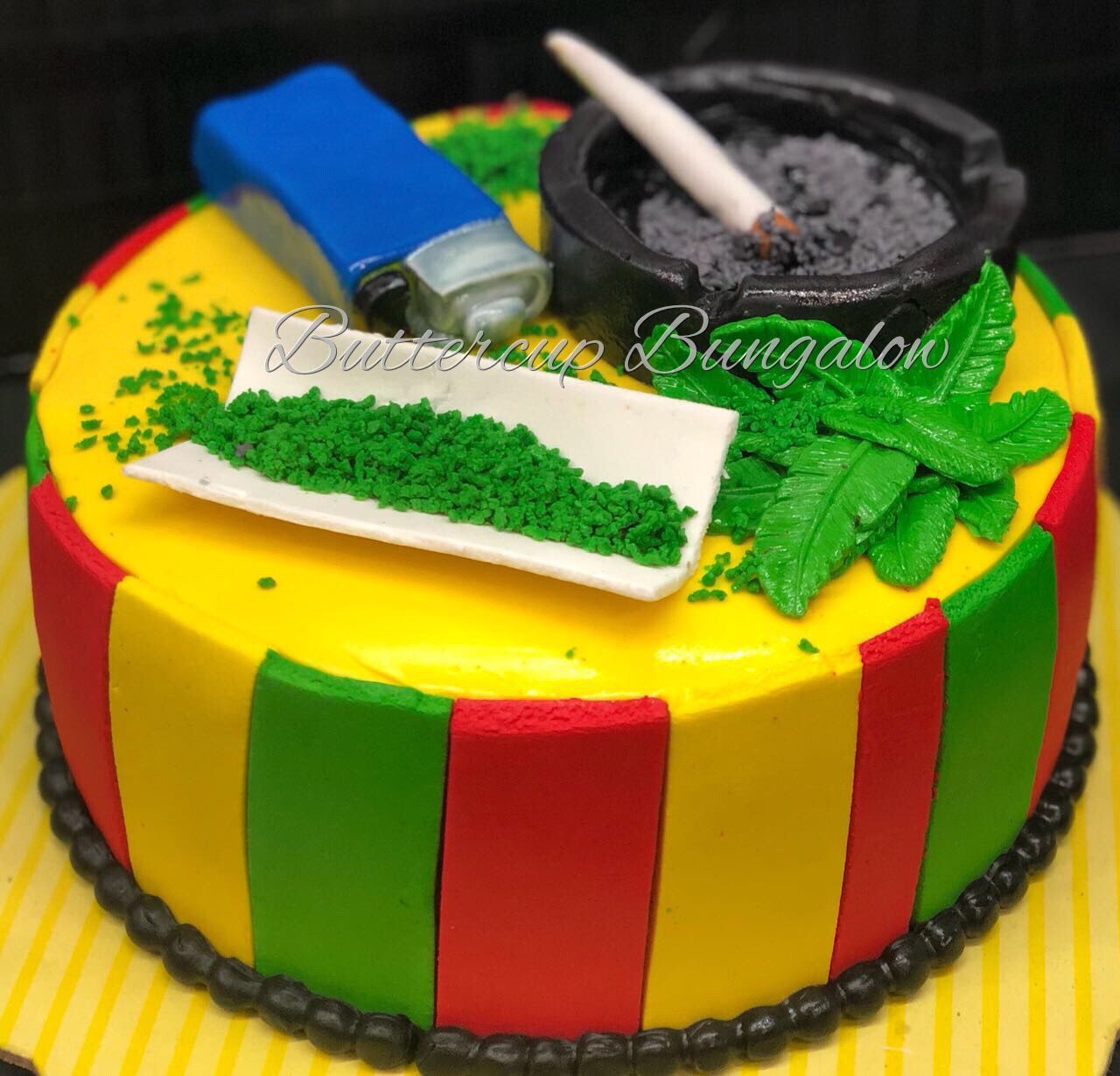 smokers birthday cake