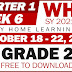 GRADE 2 UPDATED! Weekly Home Learning Plan (WHLP) Quarter 1: WEEK 6