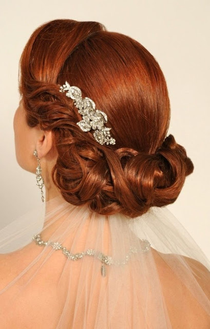 Bridal Hairstyles for White Weddings
