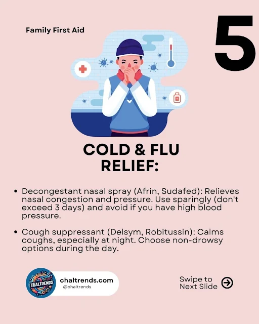 Cold and flu illustration