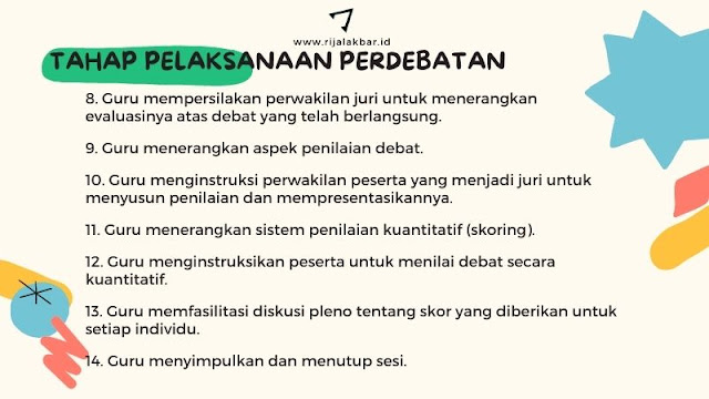 Tahap pelaksanaan debat