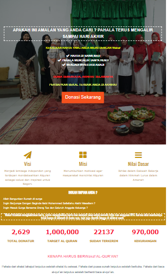 Desain Landing Page Produk / Jasa