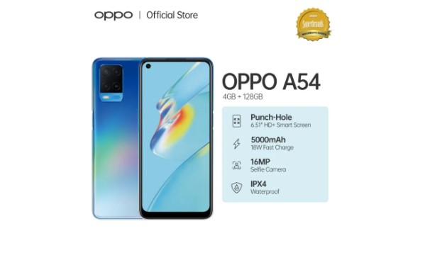 Harga dan Spesifikasi Oppo A54