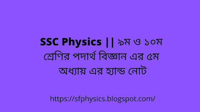 SSC Physics