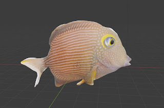 Cartoon Fish animal free 3d models blender obj fbx low poly