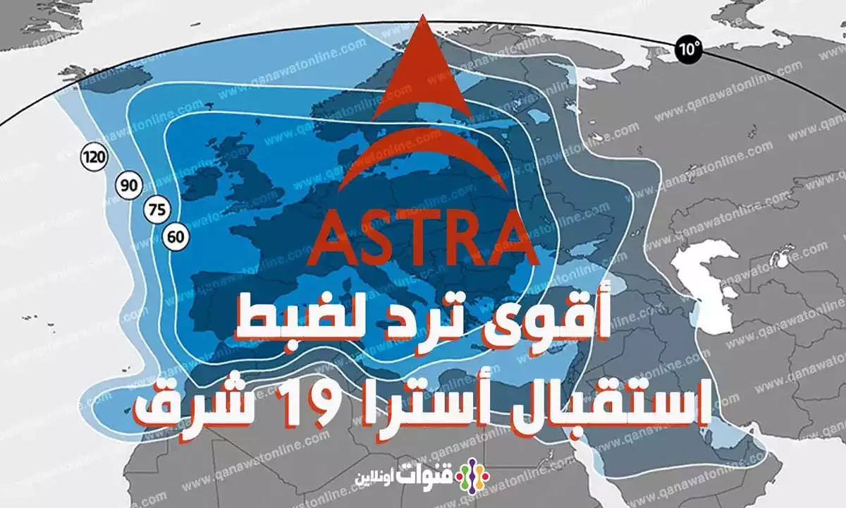 التردد الشبكي لضبط أسترا 19 شرق