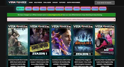 Vegamovi –  Top 300MB Movies & Webseries  , Hindi Dubbed Movies Download for Free