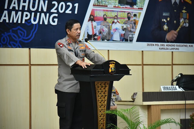Pencapaian Polda Lampung Selama 2021