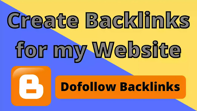 Create Backlinks for my Website