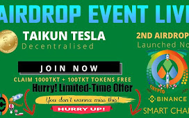 TAIKUN TESLA Airdrop of 1000 $TKT Token worth $100 USD Free