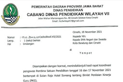 Bimbingan dan Latihan Penilaian Kinerja Guru (PKG) oleh KCD Wilayah VII Dinas Pendidikan Jawa Barat