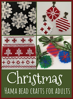 Christmas Hama bead crafts for adults