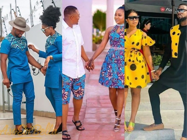 Plain and Pattern Ankara Styles for couples