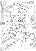 Coloring pages of Sleeping Beauty to print for free