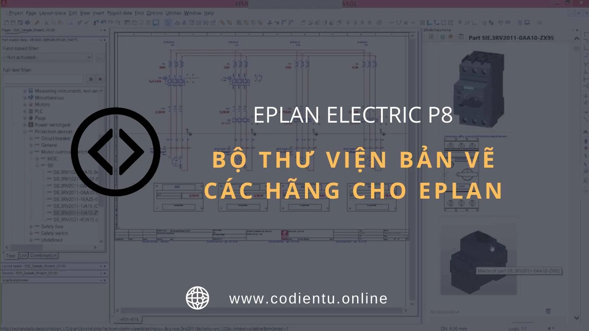 Tải miễn phí Bộ thư viện Bản vẽ các hãng cho Eplan