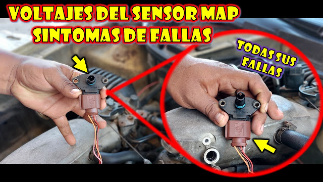 sensor map sintomas de fallas y soluciones - pinout sensor map - sensor map fallas y soluciones - como saber si falla el sensor map