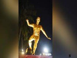 Controversy erupts over installation of statue of star footballer Ronaldo in Indian state of Goa